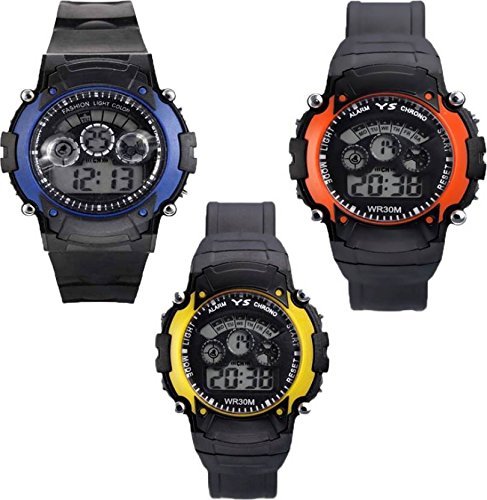 LEMONADE - Pack of 3 Sports Kids Watch- Above 10 Years (B071ZCDPS8) Amazon Price History, Amazon Price Tracker