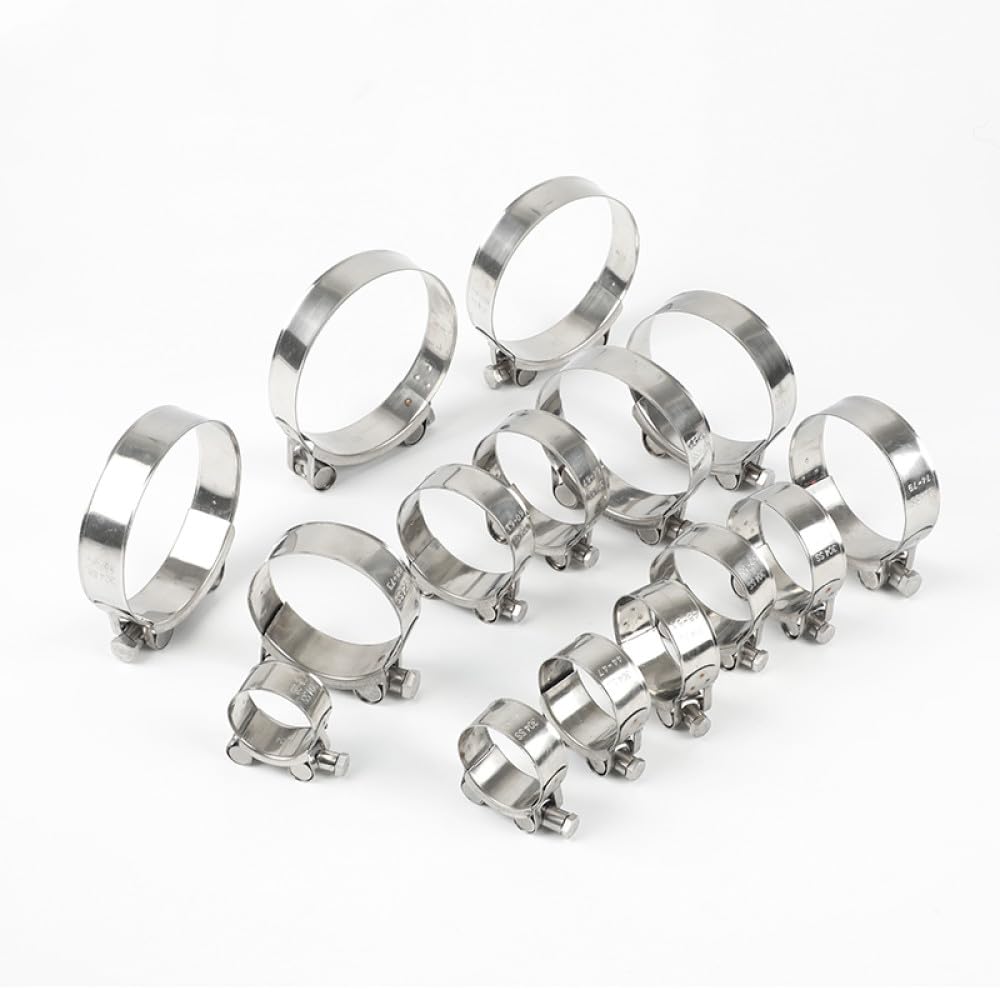 L'acciaio inossidabile 304 rafforza il morsetto Fascetta stringitubo Circolare Tubo dell'acqua dell'aria Fascette del tubo flessibile del carburante Morsetti di fissaggio del tubo dell'acqua, Dia.36mm