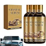 PTZ Crystal Serum, Graphene Ceramic Coating for Cars, 9H Hardness Spray Coatings, Crystal Gloss Auto Coating Liquid for Paint, Glass & Wheels, Easy DIY Car Detailing (3Pcs)