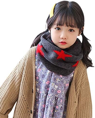 Kinder Strickschal Weich & Warm - Einfarbiger Wollschal Für Jungen & Mädchen 3-12 Jahre