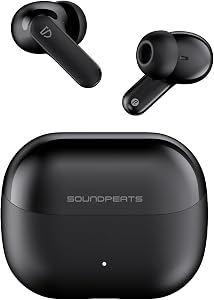 SOUNDPEATS Q3 Pro Noise Cancelling Headphones with FF ANC (-38dB), 13mm Drivers with Powerful Bass Wireless Earbuds, BT 6.0, 42H Playtime, 4 Mics AI ENC Call, IP55, Fast Charge