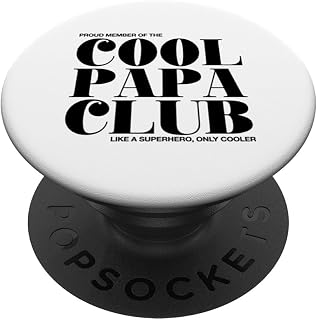 Cool Papa Club (Grandpa Love Statement) PopSockets Adhesive PopGrip