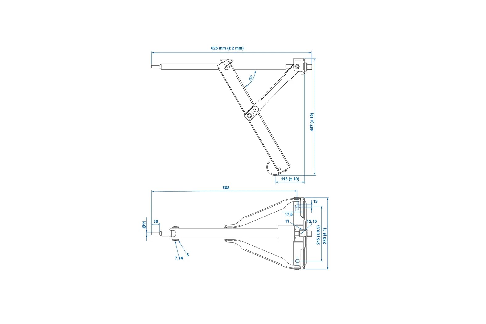 ProPlus Supporto per rimorchio 1 pz.