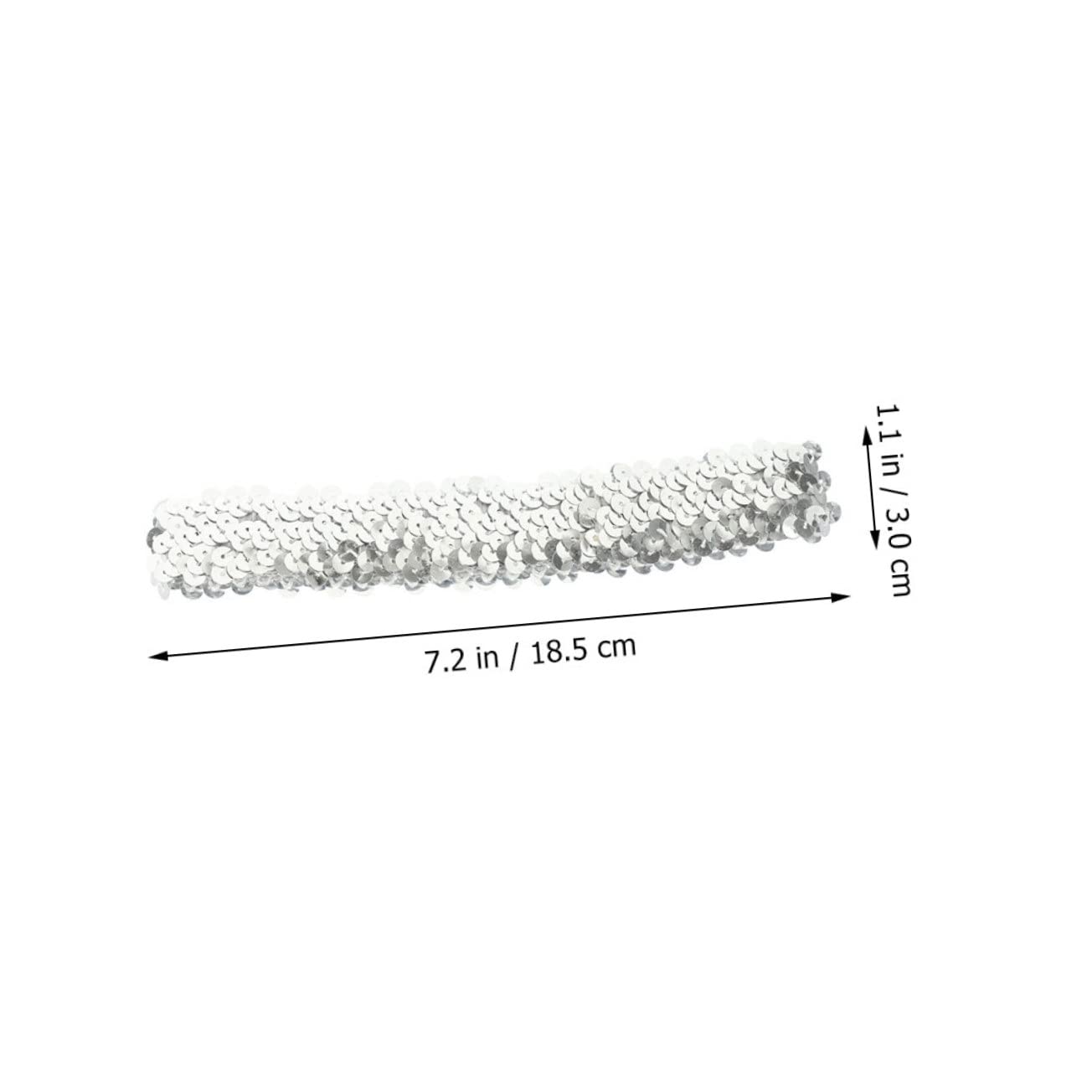 minkissy 50pièces Bandeaux Élastiques à Paillettes Multicolores Pour Femmes Et Filles Accessoires De Coiffure Élégants Et Brillants