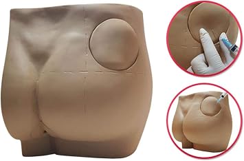 ZAIED Human Buttocks Intramuscular Injection Training Model Injection Model,Hip Injection Training Simulator,Buttock Muscle Injection Practice Model for Medical Students Or Nurses Teaching