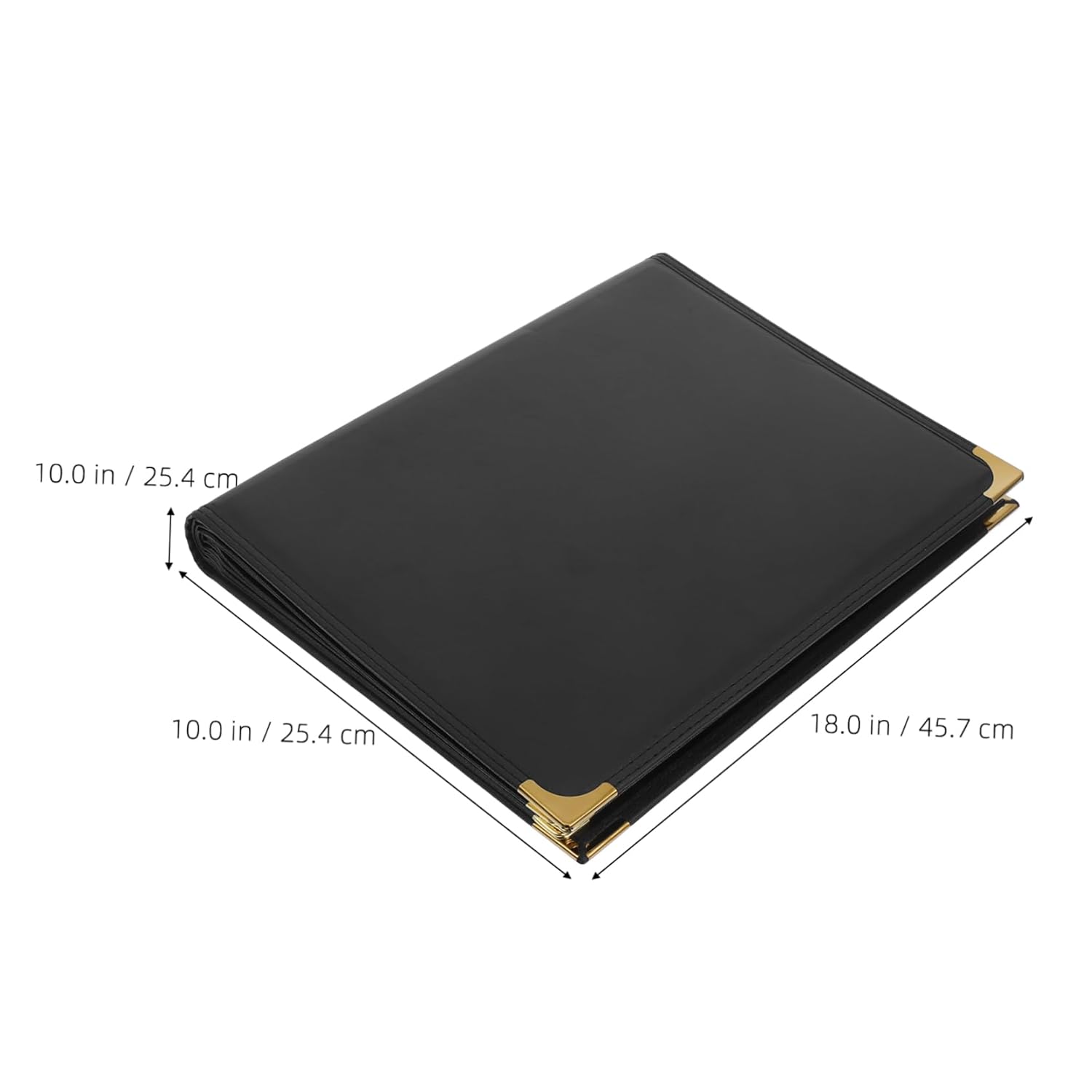 Ciieeo PVC Menu Holder for Restaurants and Cafes Recipe Covers Visibility Easy to Clean Menu Sleeves for Bars and Food Lists