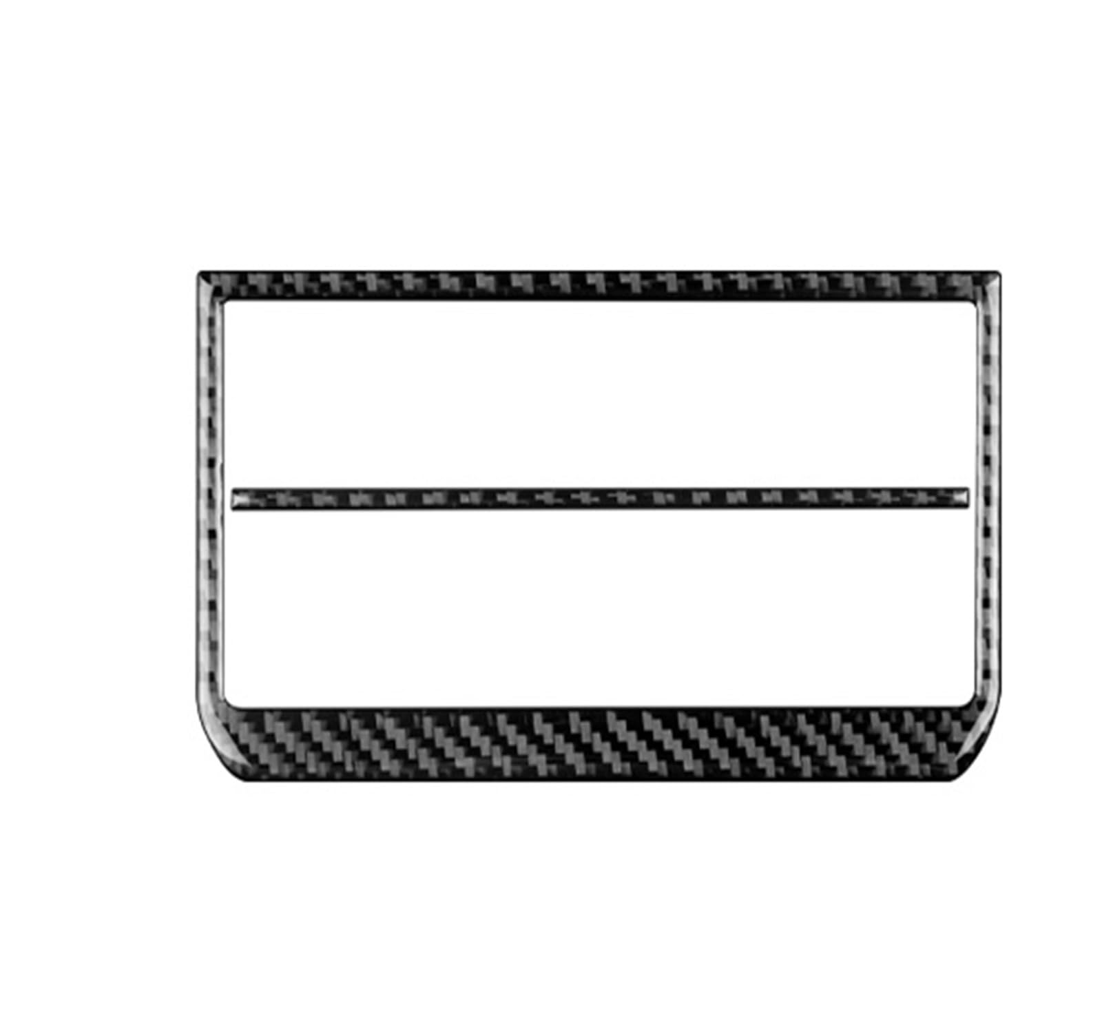 Interior Trim for Toyota for Tundra 2022 2023 2024 2025 Car Headlight Switch Outer Frame Interior Trim Real Soft Carbon Fiber Sticker Cover Trim Sticker(Black)