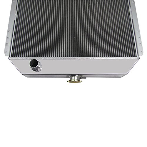 OzCoolingParts 66-79 Ford F-Series Radiator - 56mm 3 Row Core Aluminum Radiator for 1966-1979 1968 1970 73 75 77 Ford F100 F150 F250 F350 Truck Pickup, Bronco V8 Engine