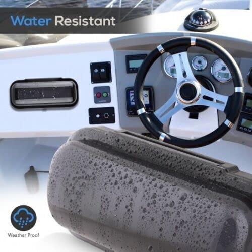 Universal Black UTV Waterproof Marine Boat Radio Stereo Flip Protective Cover Housing
