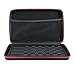 Produktbild Leeko Große schwarze Hartschalen-Schutzhülle für Vape Case; praktische Tasche für Spulen, Tanks, Mods Flaschen, Vape-Coil Supplys und anderes Zubehör, 33 x 21,1 x 4,8 cm, Schwarz (nur Hülle)