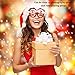 REYOK 6 Piezas de Diadema y Marco de Gafas de Navidad para...