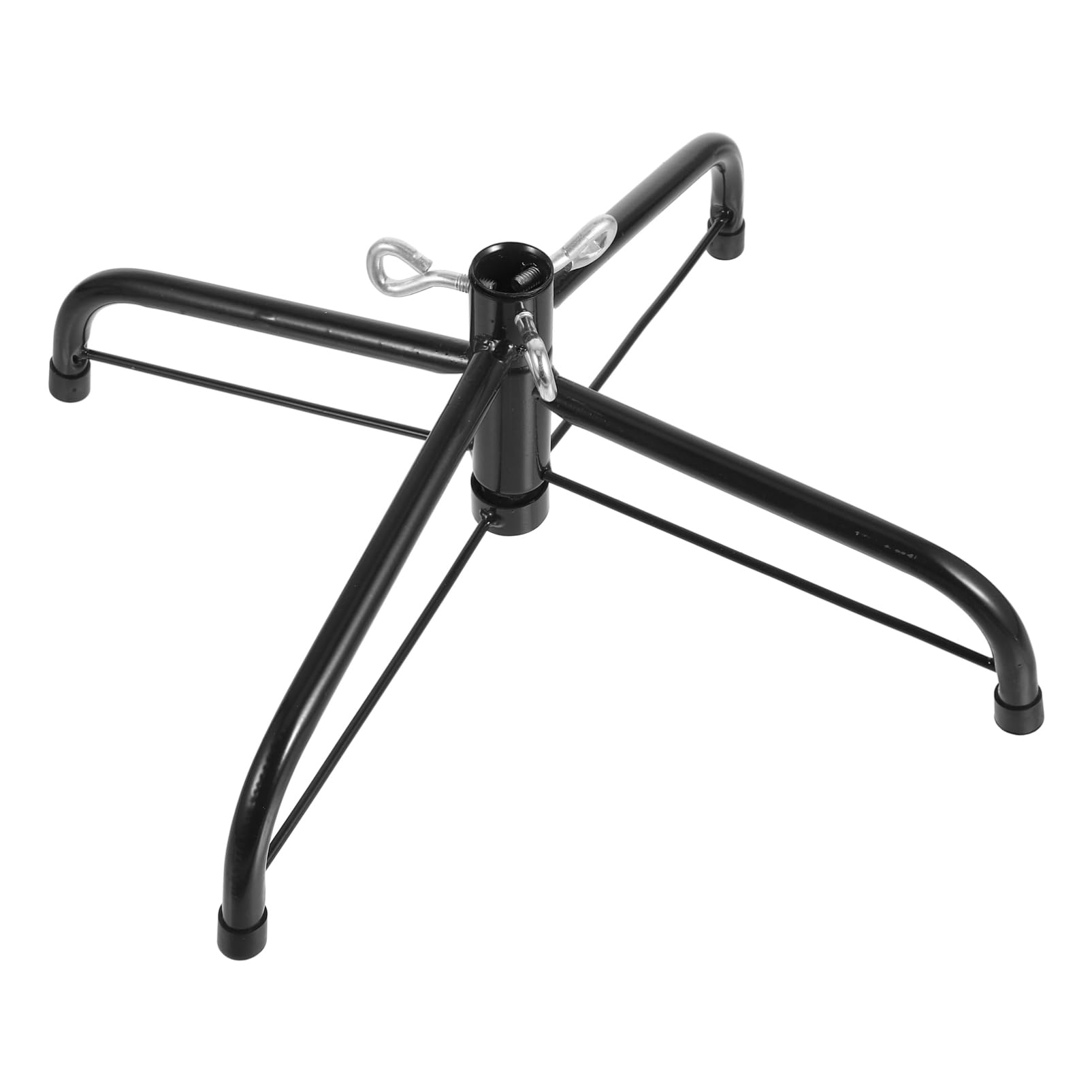 COLLBATH 35cm Holiday Decoration Metal Christmas Tree Stand Folding Stand Sturdy Easy to Install