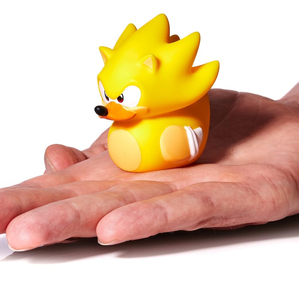 TUBBZ Mini Super Sonic Collectible Vinyl Rubber Duck Figure - Official Sonic the Hedgehog Merchandise - Kids TV, Movies & Video Games - Image 4