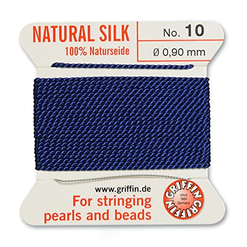 Hilo de seda natural para diseñar collares de perlas Griffin 2