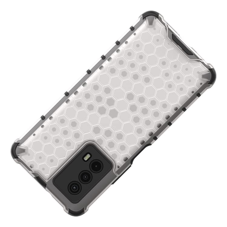 Image of Prime Retail Hard PC Back Case Cover for iQOO Z5 5G Anti Slip Ultra Thin Shockproof Reinforced Corners (Transparent)