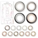 お試し用ワンデー カラコン LARME MELTY SERIES ラルムメルティシリーズ(1箱2枚) 度数：0.00 カラー：グレードーナツ