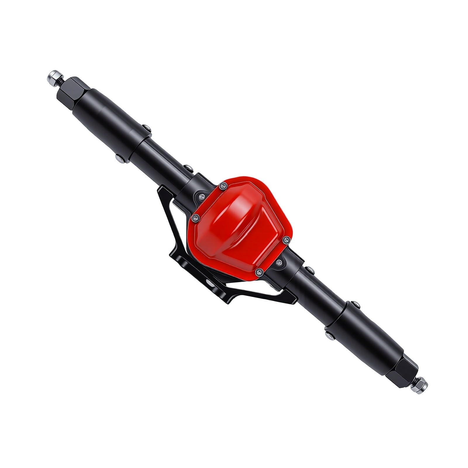 Drfeify Eje Trasero de Oruga RC, Reemplazo de Piñón Alto de Aluminio para