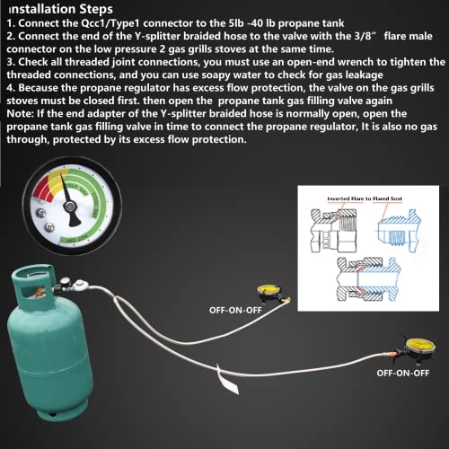 Conector doble para gas 6 Imagen adicional