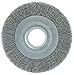 Weiler 06100 8" Medium Face Crimped Wire Wheel , .0104" Steel Fill, 2" Arbor Hole, Made in The USA