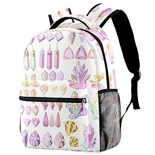 Sac à dos décontracté pour femme à motif de pain d'épices voyage grande capacité