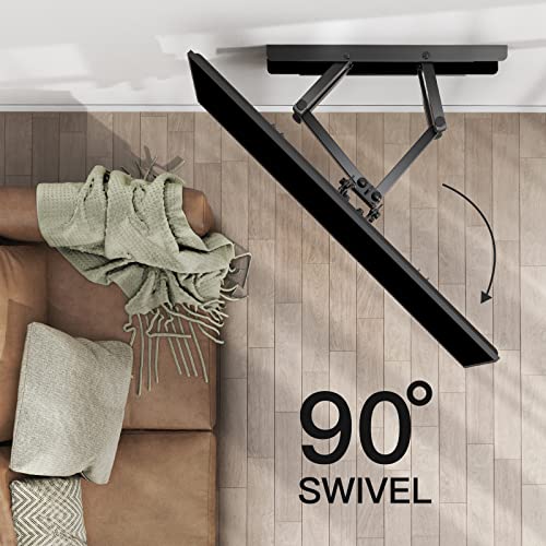 Pipishell Full Motion Tv Wall Mount Bracket For Most 26-60 Inch Led, Lcd, Oled Flat Curved Tvs Up To 77Lbs, Dual Articulating Arms Swivel Extension Tilt Rotation Tv Mount, Max Vesa 400X400Mm #TOP1