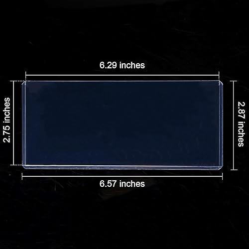 Miniatura 2 de Toploads regulares de billetes de dólar, fundas protectoras de papel para coleccionistas, soportes de plástico transparente para efectivo, 40