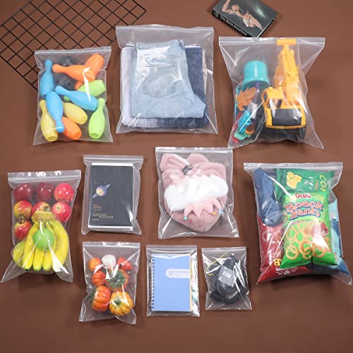 Thick 5 Mil 16 x 20 inches Large Clear Reclosable Zip Plastic Bags Lock Poly Bag Clothing Toys Product Seal Storage Bags With Zipper Heavy-Duty-20Pack by Foopama - Image 8