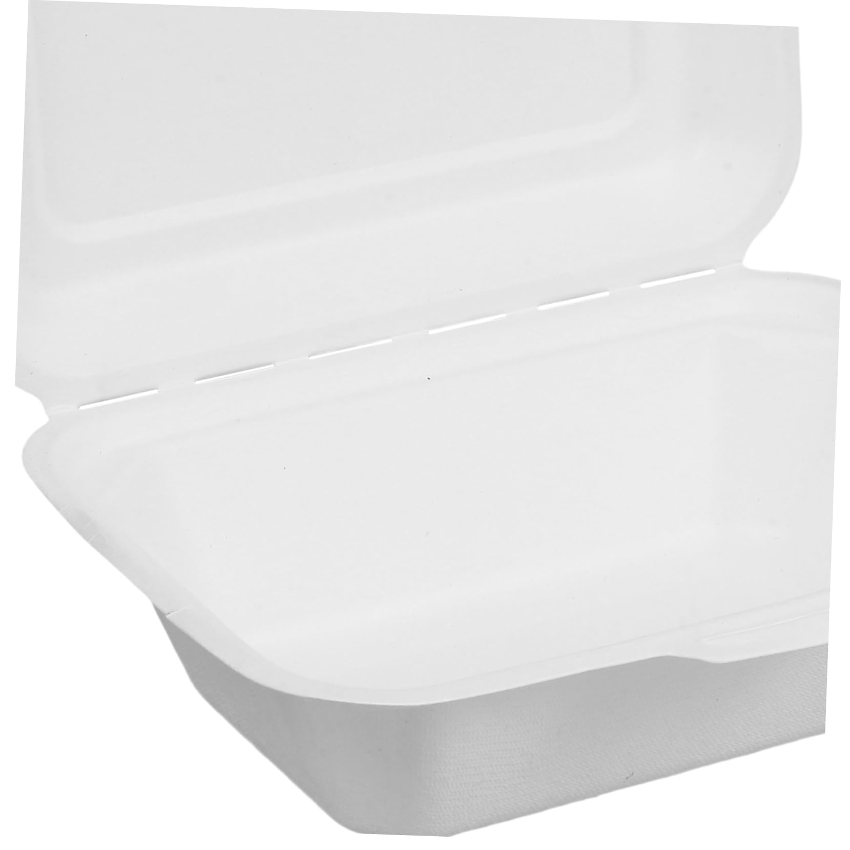 ULTECHNOVO 100piezas Envases Comida Desechables Recipientes De Biodegradables Para Comida Caja De Almuerzo y Práctica Para Calientes y Frías