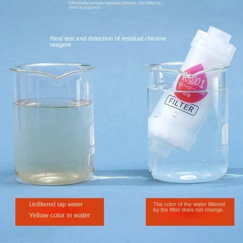 Miniatura 5 de Purificador de agua de ducha, filtro de ducha de vitamina C con suavizante de agua dura, elimina el cloro para la piel seca y la pérdida de cabello,