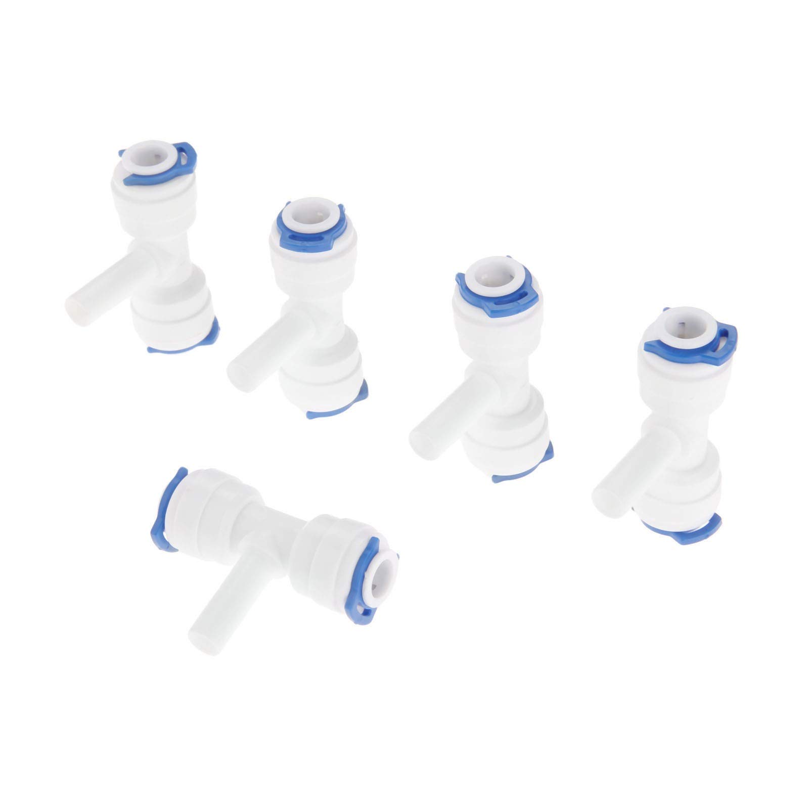 Złączka do węża, wąż ogrodowy Szybkozłącze 5 szt. Filtr wody Szybkozłączki 1/4" Trzon - Rura Złącze plastikowej rury wodnej Akwarium odwróconej osmozy