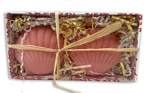Greenwich Bay Trading Ocean Riche Shea Butter Shell Shaped Soaps, Set of 2