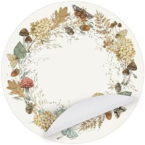 Primitives by kathy fall wreath paper placemat  urban country home decor
