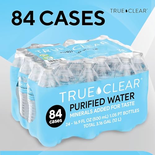 Image of True Clear Purified Water, 16.9 Oz, 24 Bottles /Case