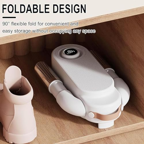 Laarzenwarmers/droger, schoenen- en laarzendroger, draagbare schoenendroger voor huishoudelijk gebruik, 48 ℃ continue constante temperatuur, 360 ° heteluchtcirculatie, geplande uitschakeling - Image 6