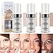 3 PACK TLM Color Changing Foundation Liquid Base All Day Flawless Warm Skin Tone Concealer Cover Cream BB Cream Makeup Base Concealer Cover Moisturizing Fluid for All Skin SPF15