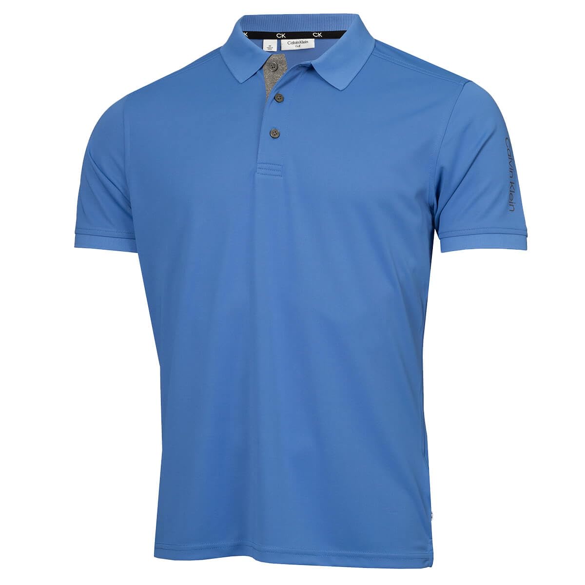 Calvin Klein Mens Club Golf Polo Shirt - Sea Blue - XXXL