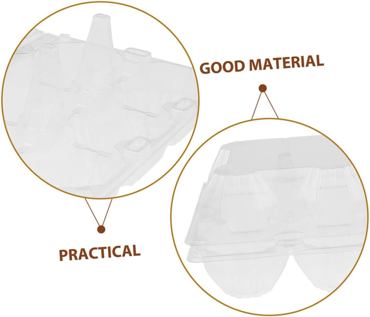 Zerodeko 15pcs Plastic Holder for Refrigerator Slot Goose Carton Efficient Organization for and Design