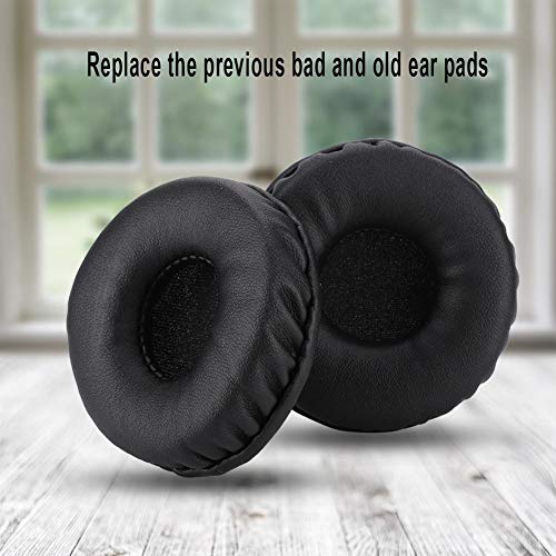 70MM Replacement Ear Pads, Universal Replacement Ear Pads Soft Foam Cushion Headset Cover to Block Noise From the Outside - Image 2