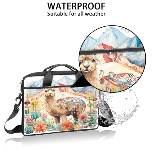 Bolso para laptop 15 pulgadas tipo sobre diseño cactus camel miniatura 3