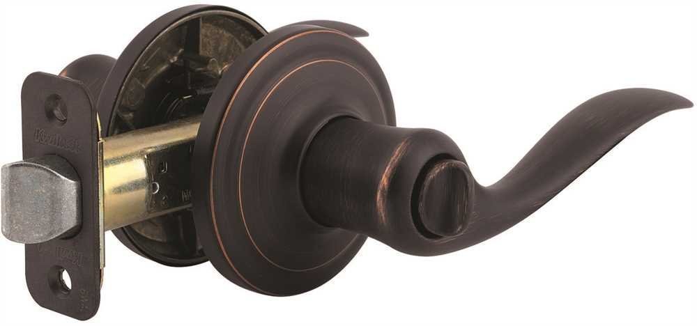Serrure à condamnation Kwikset Tustin pour bloquer les portes de salle de bain sans clé
