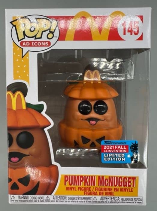 Pop! Ad Icons Mc Donald 145 Pumpkin Mc Nugget 2021 Fall Convention