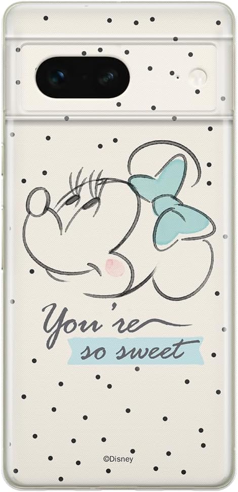ERT GROUP Mobile Phone case for Google Pixel 7 Original and Officially Licensed Disney Pattern Minnie 042 optimally adapted to The Shape of The Mobile Phone, case Made of TPU