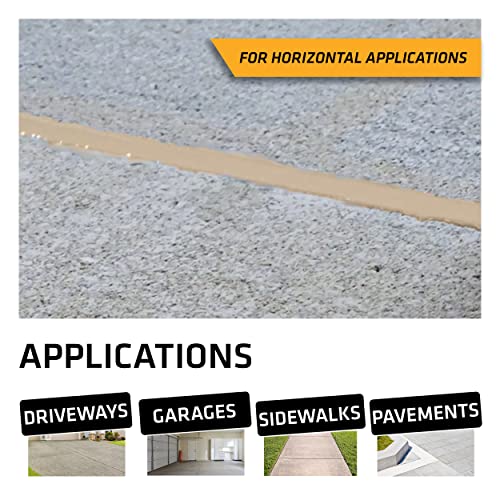 Sikaflex Self Leveling Sealant, Sandstone, Polyurethane With An Accelerated Curing Capacity For Sealing Horizontal Expansion Joints In Concrete, 29 Fl. Oz Cartridge #TOP6