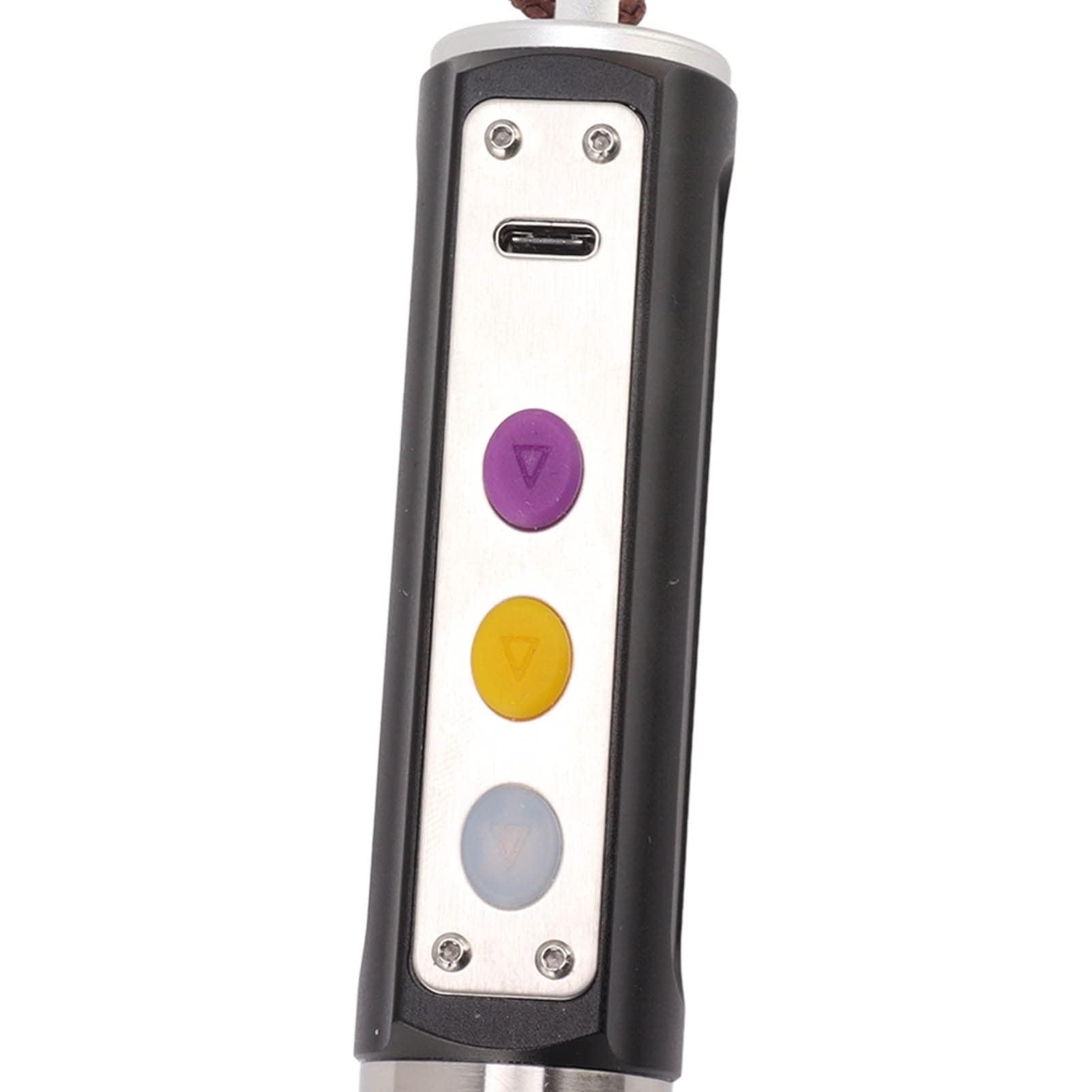 Jade Bewertung Licht Aluminiumlegierung LED Lampe Perlen Tragbare 3 Lichtquelle Stufenlos Dimmen LED für Schmuck (Schwarz)