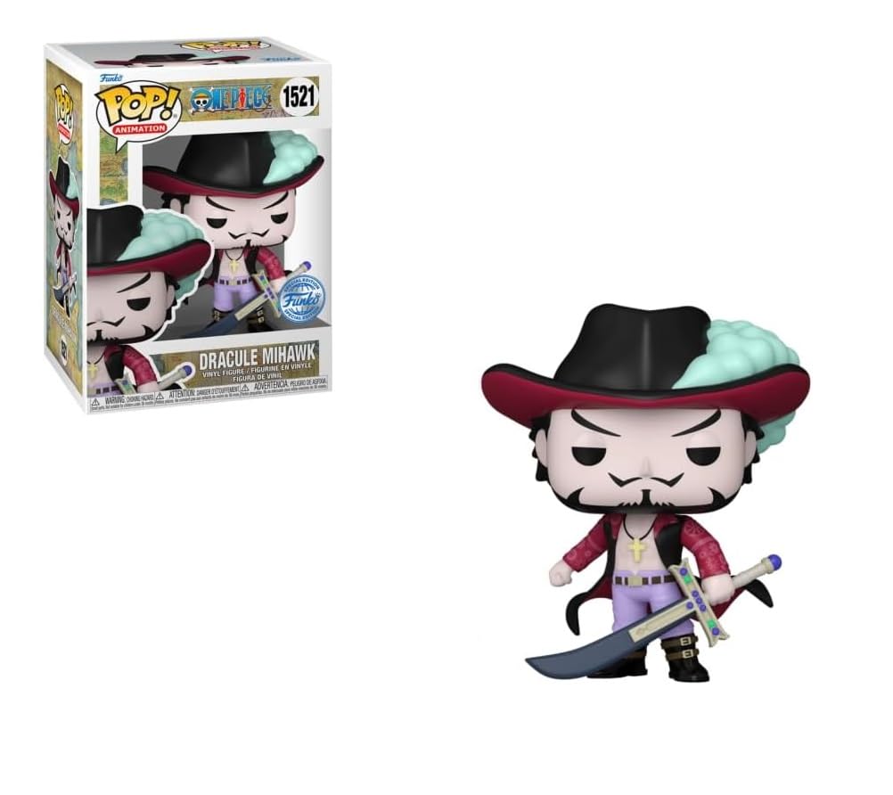 Amazon.com: Funko One Piece Dracule Mihawk Exclusive Pop Vinyl