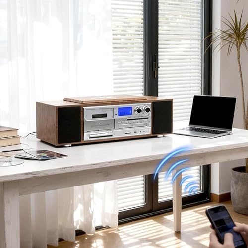 Reproductor de CD con altavoces integrados y Bluetooth para música sin cables 5