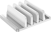 Vista 11 de Vertical Laptop Stand Holder Adjustable Desktop Notebook Dock Space Saving Laptop Vertical Saving Dock Replacement