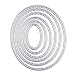Mvchif Cutting Dies Metal Stencils Scrapbooking Tool DIY Craft Carbon Steel Embossing Template for Paper Card Making (Oval)