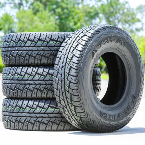 Set of 4 (FOUR) Forceum ATZ-R A/T Truck/SUV All-Terrain Off-Road Radial Tires-265/65R17 265/65/17 265/65-17 112T Load Range SL 4-Ply BSW Black Side Wall UTQG 600AA
