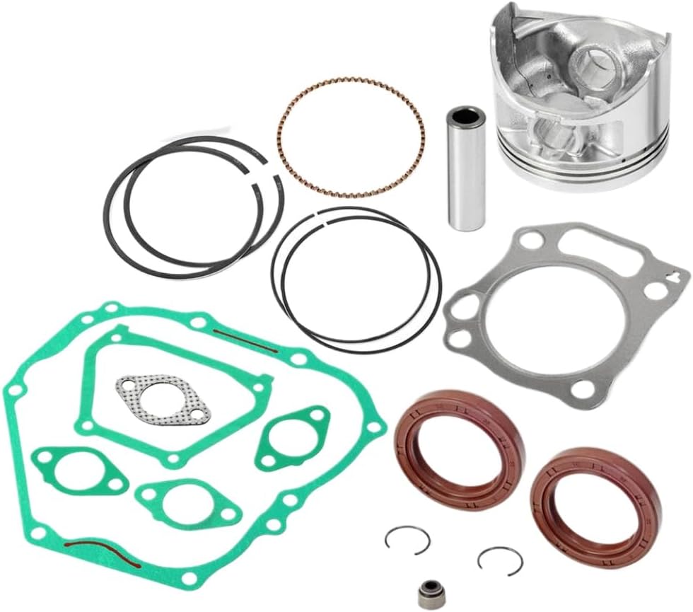 357cc Engine Rebuild Kit With Standard Piston Rings Gaskets And Seals For 4 Cycle Go Kart Motors G21 G22 G23 G27 G28 YDRA 2000 2001 2002 2003 2004 2005 200